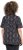 Ulla Popken Snake Print V-Neck Tee Graphite Grey - Koszulki z nadrukiem dla kobiet - 