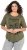 Ulla Popken Beaded Short Sleeve Graphic Tee Olive - Koszulki z nadrukiem dla kobiet - 