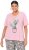 Ulla Popken Cactus Short Sleeve Graphic Tee Pink - Koszulki z nadrukiem dla kobiet - 