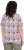 Ulla Popken Half-sleeve A-line V-neck Pointed Hem Animal Pattern T-shirt Pastel Rose - Koszulki z nadrukiem dla kobiet - 
