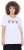 Ulla Popken Bow Short Sleeve Graphic Tee Snow White - Koszulki z nadrukiem dla kobiet - 