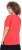 Ulla Popken Bow Short Sleeve Graphic Tee Light Red - Koszulki z nadrukiem dla kobiet - 