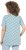 Ulla Popken Tile Print Short Sleeve Pleated Tee Light Moss Green - Koszulki z nadrukiem dla kobiet - 