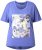 Ulla Popken Lady Of The Moon Short Sleeve Graphic Tee Lavender - Koszulki z nadrukiem dla kobiet - 