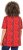 Ulla Popken Letter Print Short Sleeve Tee Red - Koszulki z nadrukiem dla kobiet - 