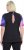 Ulla Popken Cutout Abstract Print Short Sleeve Tee Ink Blue - Koszulki z nadrukiem dla kobiet - 