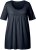 Ulla Popken Essential Front Pleat Tee Navy Blue - T-shirty - 