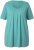Ulla Popken Essential Front Pleat Tee Green - T-shirty - 