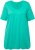 Ulla Popken Essential Front Pleat Tee Turquoise Green - T-shirty - 