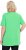 Ulla Popken Essential Front Pleat Tee Mint Green - T-shirty - 