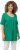 Ulla Popken Essential Front Pleat Tee Emerald Green - T-shirty - 