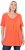 Ulla Popken Essential Front Pleat Tee Pink Coral - T-shirty - 