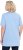 Ulla Popken Essential Front Pleat Tee Light Blue - T-shirty - 
