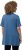 Ulla Popken Essential Front Pleat Tee Denim Blue - T-shirty - 