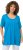 Ulla Popken Essential Front Pleat Tee Sapphire Blue - T-shirty - 