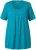 Ulla Popken Essential Front Pleat Tee Teal - T-shirty - 