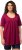 Ulla Popken Essential Front Pleat Tee Magnolia Red - T-shirty - 