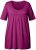 Ulla Popken Essential Front Pleat Tee Berry - T-shirty - 