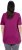 Ulla Popken Essential Front Pleat Tee Berry - T-shirty - 