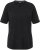Ulla Popken Piping Accent Functional UVP 50+ Stretch Knit Top Black - T-shirty - 