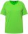 Ulla Popken Piping Accent Functional UVP 50+ Stretch Knit Top Light Green - T-shirty - 