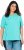 Ulla Popken Piping Accent Functional UVP 50+ Stretch Knit Top Aqua Green - T-shirty - 