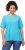 Ulla Popken Piping Accent Functional UVP 50+ Stretch Knit Top Bright Turquoise - T-shirty - 
