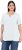 Ulla Popken Essential Notch Neck Stretch Tee Snow White - T-shirty - 