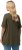 Ulla Popken Essential Notch Neck Stretch Tee Forest Green - T-shirty - 