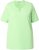 Ulla Popken Essential Notch Neck Stretch Tee Light Green - T-shirty - 