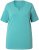 Ulla Popken Essential Notch Neck Stretch Tee Pale Green - T-shirty - 