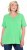 Ulla Popken Essential Notch Neck Stretch Tee Mint Green - T-shirty - 