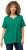 Ulla Popken Essential Notch Neck Stretch Tee Emerald Green - T-shirty - 