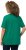 Ulla Popken Essential Notch Neck Stretch Tee Emerald Green - T-shirty - 