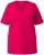 Ulla Popken Essential Notch Neck Stretch Tee Dark Raspberry - T-shirty - 