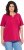 Ulla Popken Essential Notch Neck Stretch Tee Dark Raspberry - T-shirty - 