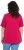 Ulla Popken Essential Notch Neck Stretch Tee Dark Raspberry - T-shirty - 