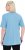 Ulla Popken Essential Notch Neck Stretch Tee Light Teal - T-shirty - 