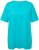 Ulla Popken Essential Notch Neck Stretch Tee Deep Aqua - T-shirty - 