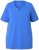Ulla Popken Essential Notch Neck Stretch Tee Peacock Blue - T-shirty - 