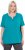 Ulla Popken Essential Notch Neck Stretch Tee Teal - T-shirty - 
