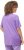 Ulla Popken Essential Notch Neck Stretch Tee Pale Lilac - T-shirty - 