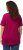 Ulla Popken Essential Notch Neck Stretch Tee Magnolia Red - T-shirty - 