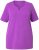 Ulla Popken Essential Notch Neck Stretch Tee Purple - T-shirty - 