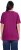 Ulla Popken Essential Notch Neck Stretch Tee Berry - T-shirty - 