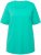 Ulla Popken Essential Square Neck Stretch Tee Turquoise Green - T-shirty - 