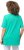 Ulla Popken Essential Square Neck Stretch Tee Turquoise Green - T-shirty - 