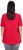 Ulla Popken Essential Square Neck Stretch Tee Red - T-shirty - 