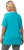 Ulla Popken Essential Square Neck Stretch Tee Deep Aqua - T-shirty - 