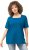 Ulla Popken Essential Square Neck Stretch Tee Medium Blue - T-shirty - 